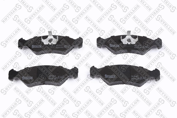 Kit de plaquettes de frein, frein à disque STELLOX 296 015B-SX