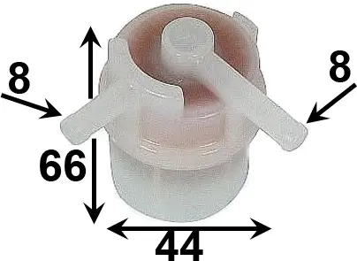 Filtre à carburant JS ASAKASHI FS818J