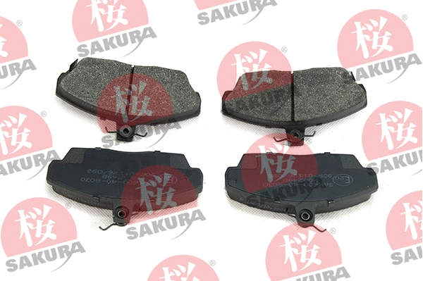 Kit de plaquettes de frein, frein à disque SAKURA 600-40-8030