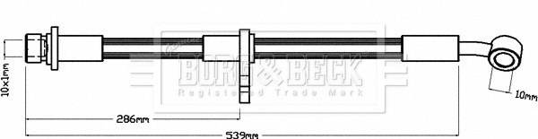 Flexible de frein BORG & BECK BBH8163