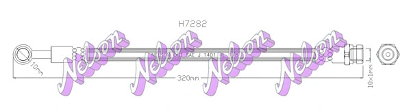Flexible de frein KAWE H7282