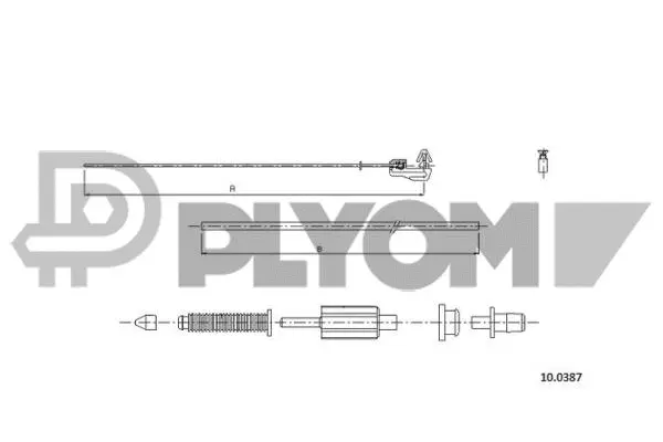 Câble d'accélération PLYOM P765771