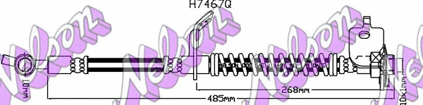 Flexible de frein KAWE H7467Q