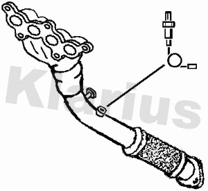 Tuyau d'échappement KLARIUS 301394