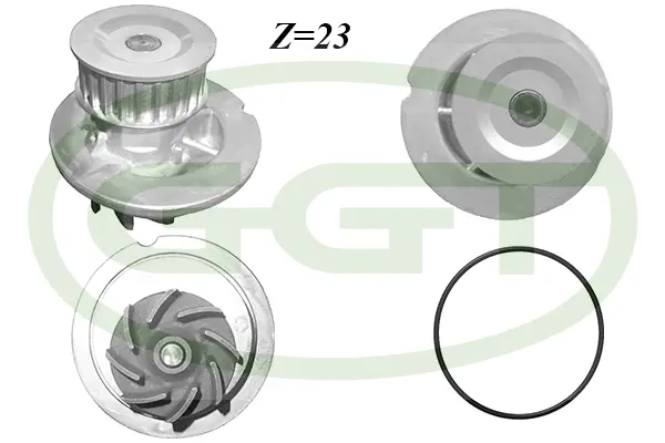 Pompe à eau, refroidissement du moteur GGT PA12657