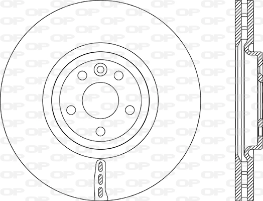 Disque de frein OPEN PARTS BDR2884.20