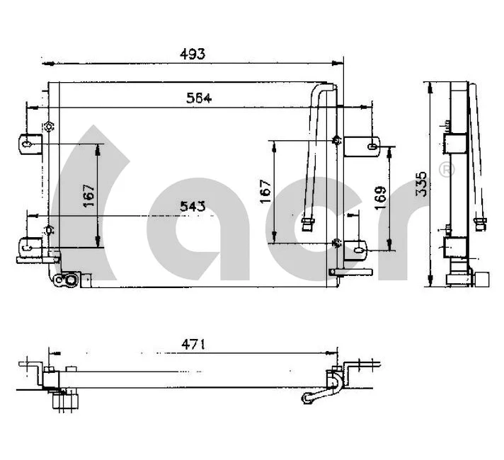 Condenseur, climatisation ACR 300171