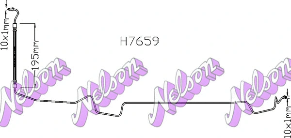 Flexible de frein KAWE H7659