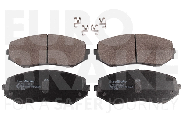 Kit de plaquettes de frein, frein à disque EUROBRAKE 5502225220