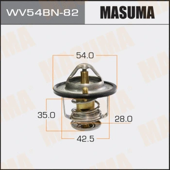 Thermostat, liquide de refroidissement MASUMA WV54BN-82