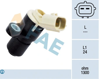 Capteur d'angle, vilebrequin FAE 79258