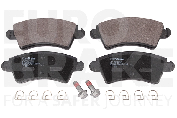 Kit de plaquettes de frein, frein à disque EUROBRAKE 5502223742