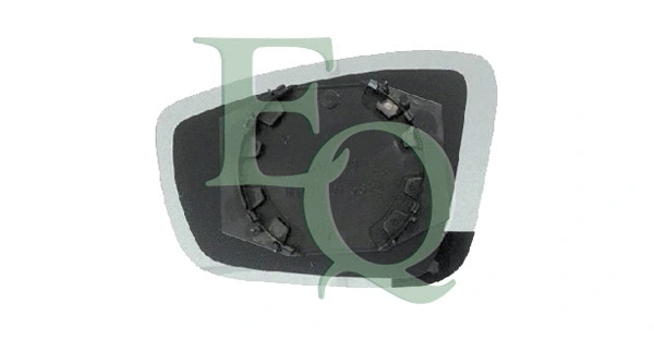 Verre de rétroviseur, rétroviseur extérieur EQUAL QUALITY RS01218