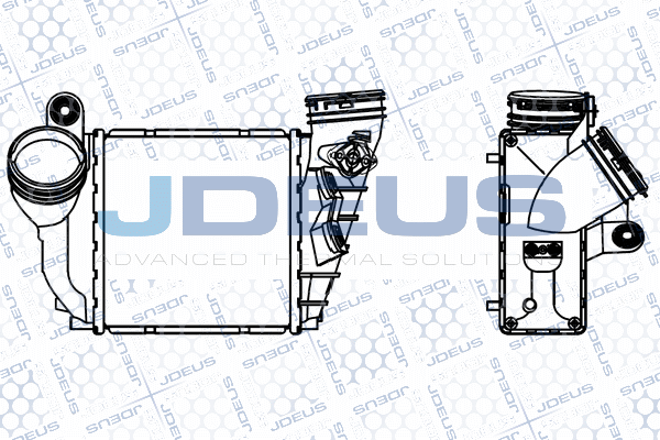 Refroidisseur d'air de suralimentation JDEUS 801M06A