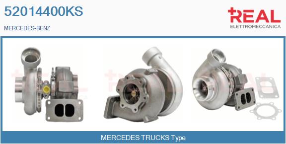 Turbocompresseur, suralimentation REAL 52014400KS