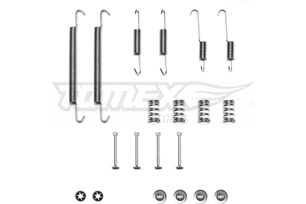 Kit d'accessoires, mâchoire de frein TOMEX Brakes TX 40-74
