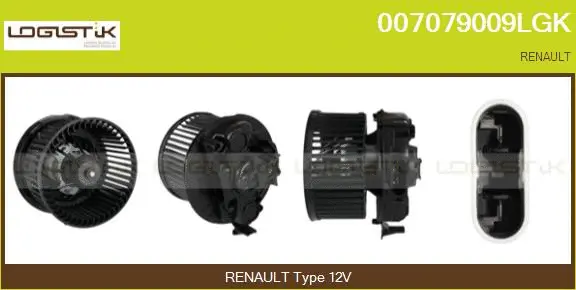 Pulseur d'air habitacle LGK 007079009LGK