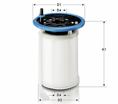 Filtre à carburant TECNECO FILTERS GS2091E