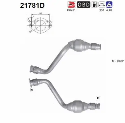 Catalyseur AS 21781D