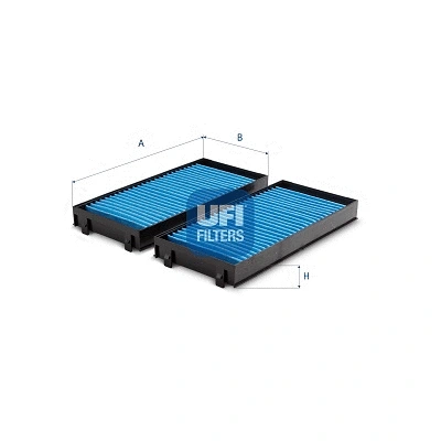 Filtre, air de l'habitacle UFI 34.243.00