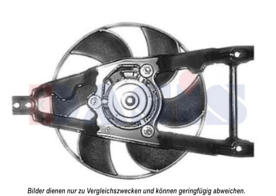 Ventilateur, refroidissement du moteur AKS DASIS 088050N