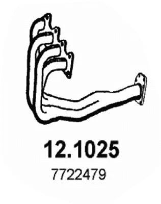 Tuyau d'échappement ASSO 12.1025