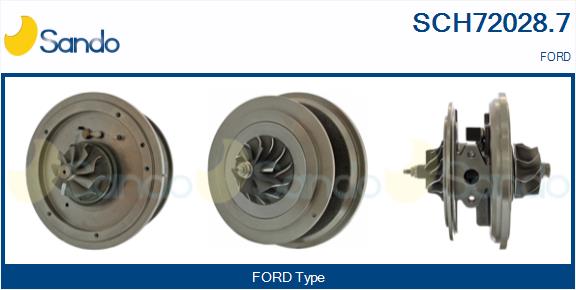 Groupe carter, turbocompresseur SANDO SCH72028.7