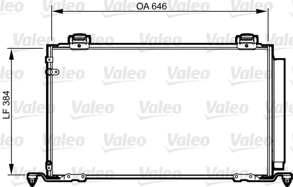 Condenseur, climatisation VALEO 814209