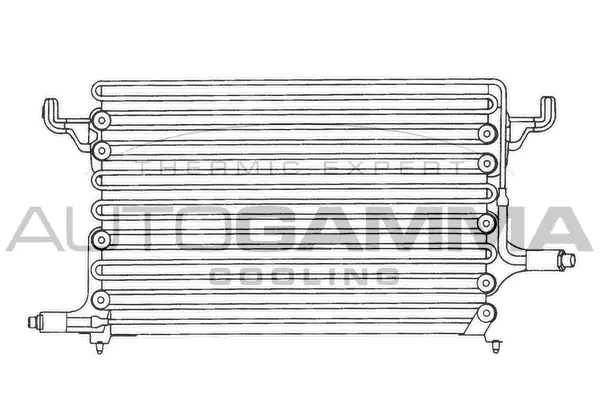 Condenseur, climatisation AUTOGAMMA 101575