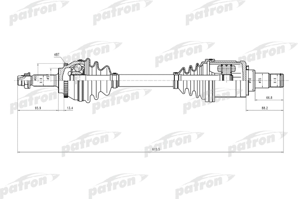 Arbre de transmission PATRON PDS9107