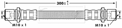 Flexible de frein BORG & BECK BBH7205