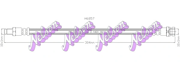 Flexible de frein KAWE H6857