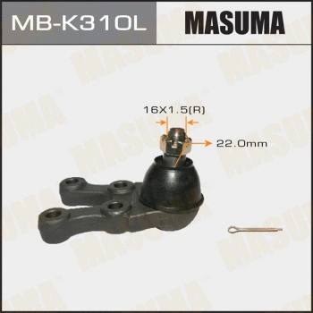 Rotule de suspension MASUMA MB-K310L