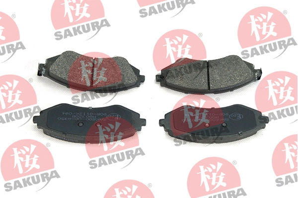 Kit de plaquettes de frein, frein à disque SAKURA 600-00-8350