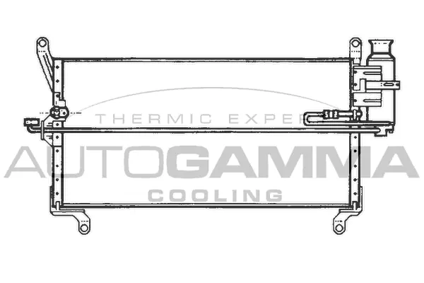 Condenseur, climatisation AUTOGAMMA 101741