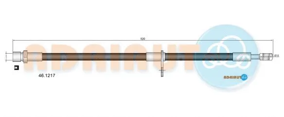 Flexible de frein ADRIAUTO 46.1217