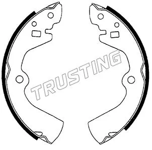 Jeu de mâchoires de frein TRUSTING 067.172