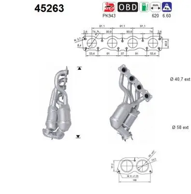 Catalyseur AS 45263