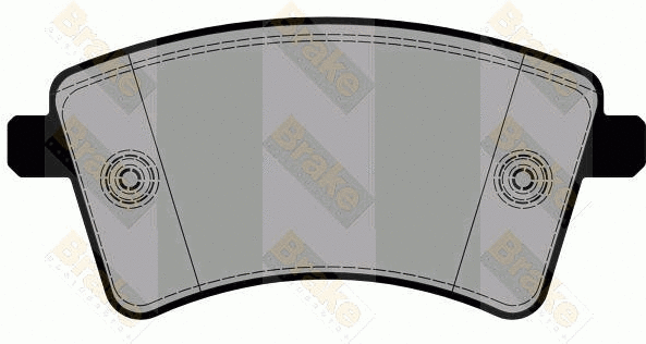 Kit de plaquettes de frein, frein à disque Brake ENGINEERING PA1797