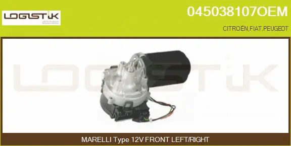 Moteur d'essuie-glace LGK 045038107OEM