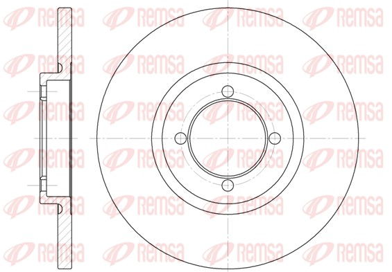 Disque de frein REMSA 6091.00
