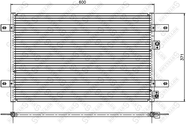 Condenseur, climatisation STELLOX 10-45310-SX