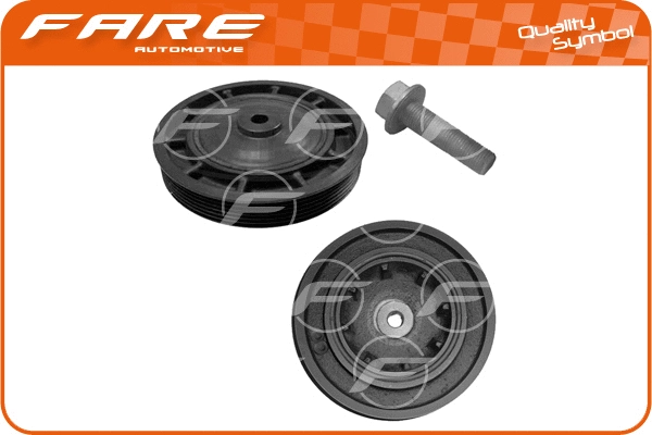 Kit de poulies, vilebrequin FARE SA 4223C