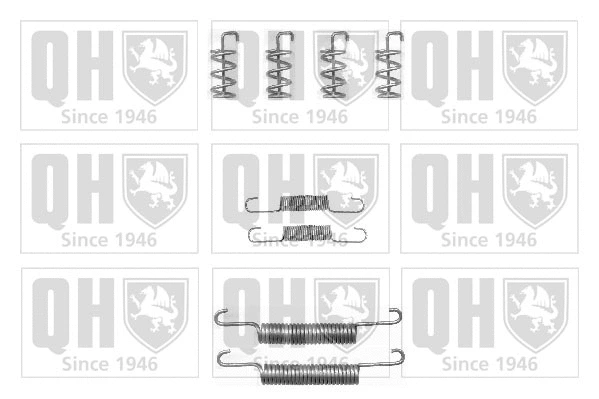 Kit d'accessoires, mâchoires de frein de stationnement QUINTON HAZELL BFK466
