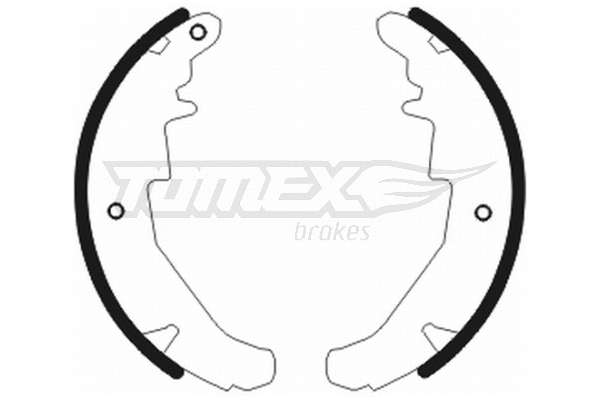 Jeu de mâchoires de frein TOMEX Brakes TX 20-76