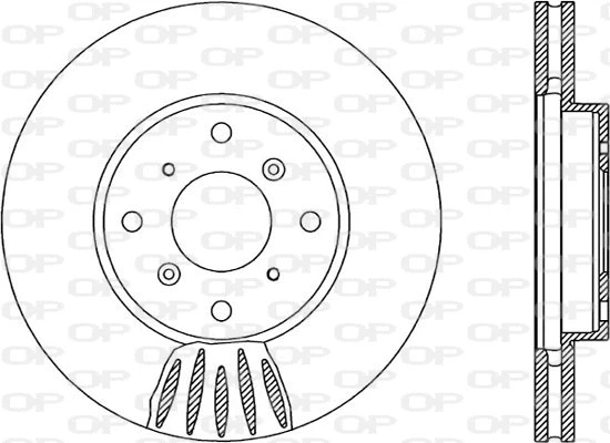 Disque de frein OPEN PARTS BDR1918.20