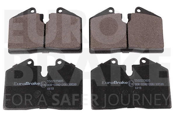 Kit de plaquettes de frein, frein à disque EUROBRAKE 5502225605