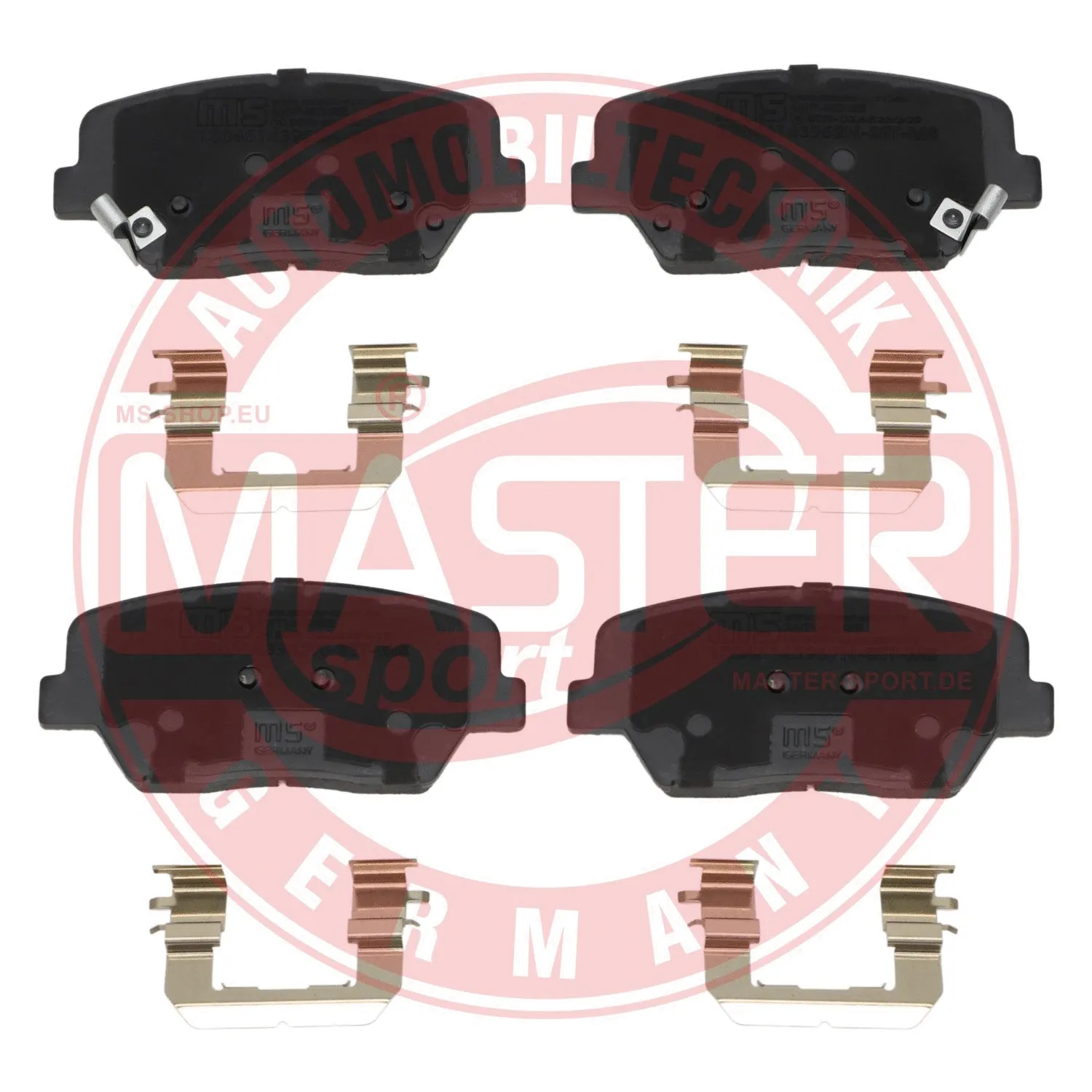 Kit de plaquettes de frein, frein à disque MASTER-SPORT GERMANY 13046143962N-SET-MS