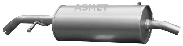 Silencieux arrière ASMET 09.048