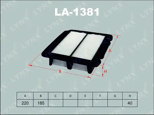 Filtre à air LYNXAUTO LA-1381